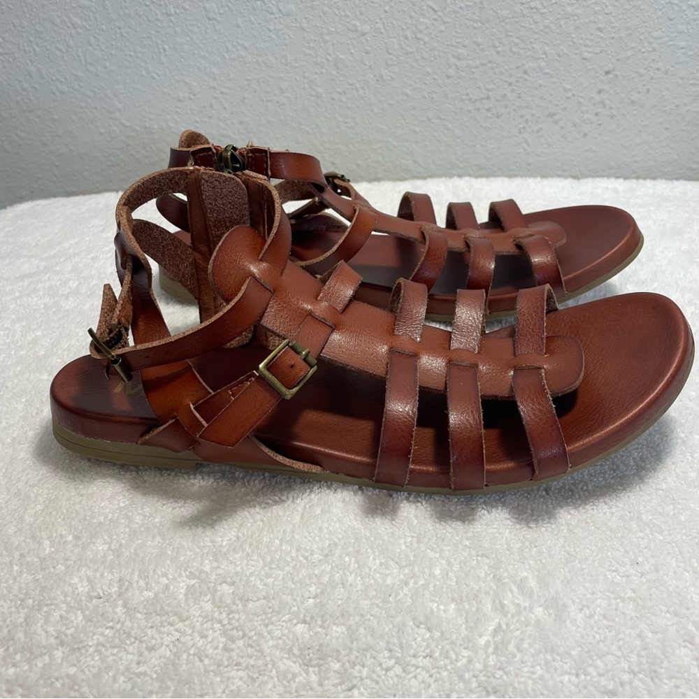 MIA Romma Sandals Cognac Brown Color - Picture 5 of 9